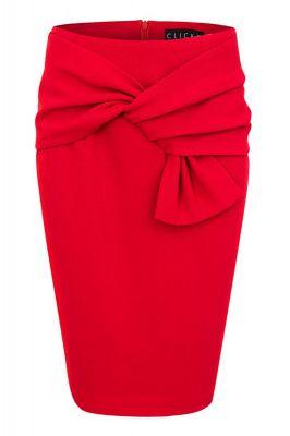 Spódnica Model Sisal 10012 Red - Click Fashion