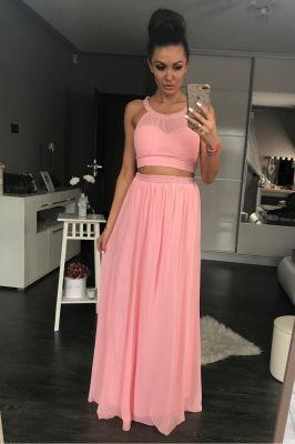 Sukienka Wieczorowa Model 17804 Pink - YourNewStyle