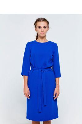 Sukienka Elegancka klasyczna prosta sukienka GR2061 Light Blue - GrandUA