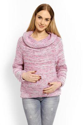 Sweter Ciążowy Model 60001C Pink - PeeKaBoo