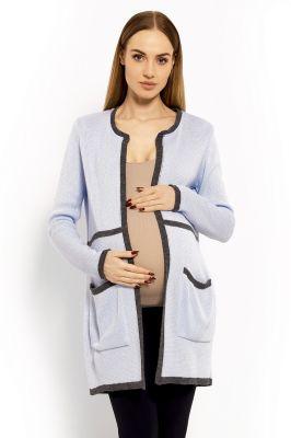 Sweter Ciążowy Model 40004C Sky Blue - PeeKaBoo