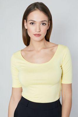 Bluzka Model Aska 10489 Yellow - Click Fashion