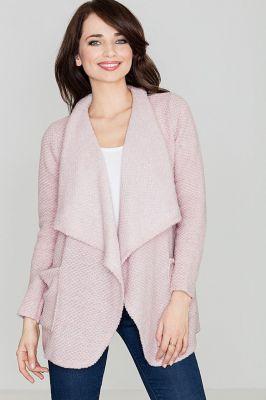 Sweter Kardigan Model K408 Pink - Lenitif