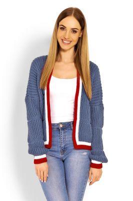 Sweter Kardigan Model 60004 Jeans - PeeKaBoo