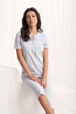 Piżama Damska Model Emily 567 Grey - Luna