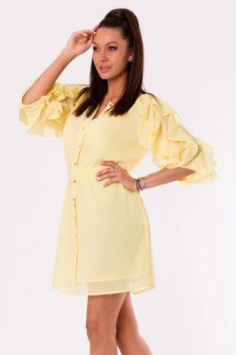 Sukienka Model 17995 Yellow - YourNewStyle
