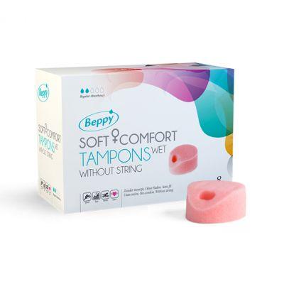 Tampony - Beppy Wet Tampons 8 pcs Wilgotne