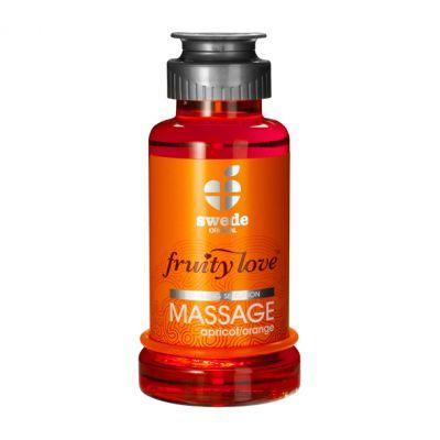 Owocowy olejek do masażu - Swede Fruity Love Massage Apricot/Orange 100 ml Morela Pomarańcza