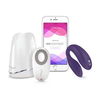 Wibrator dla par - We-Vibe Sync Couples Vibrator Purple