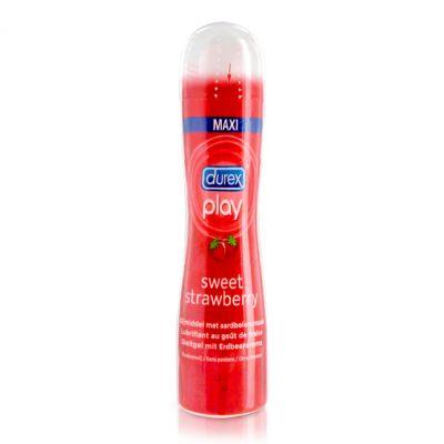 Żel nawilżający truskawkowy - Durex Play Strawberry Lubricant 100 ml