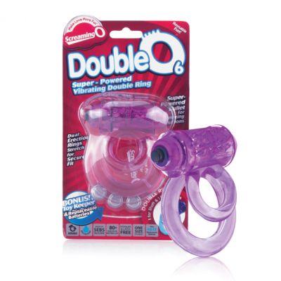 Pierścień erekcyjny - The Screaming O DoubleO 6 Purple