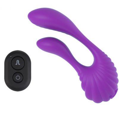 Wibrator do podwójnej penetracji - Adrien Lastic Couple Secrets Hands-Free Double Penetration