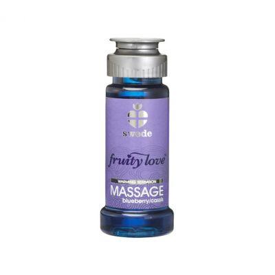 Owocowy olejek do masażu - Swede Fruity Love Massage Blueberry/Cassis 50 ml Jagoda Porzeczka