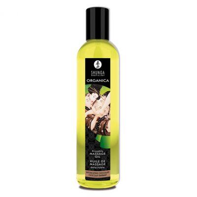 Olejek do masażu organiczny - Shunga Massage Oil Organic Chocolat Czekolada
