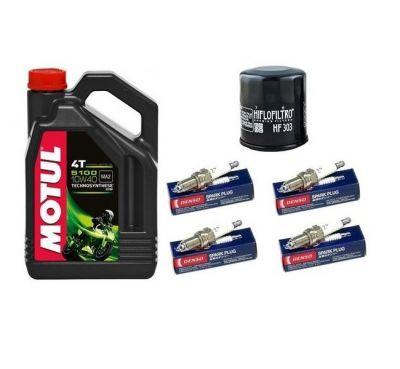 Olej Motul Świece Filtr oleju YAMAHA FZS600 FAZER 98-03r.