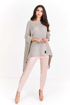 Asymetryczny, oversieze\'owy sweter